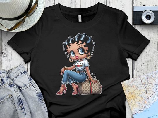 Discover Betty Boop bag tshirt, Betty Boop Shirt