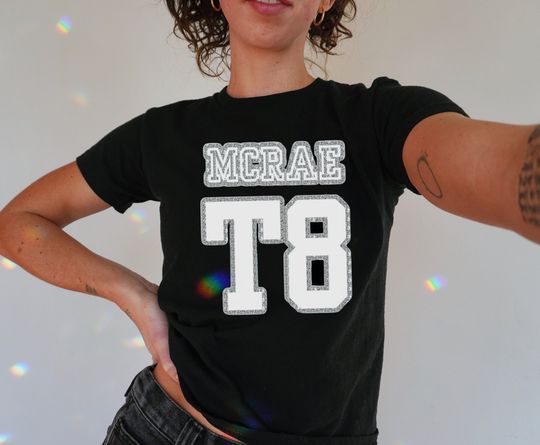 Discover Tate Mcrae Jersey, Tate Mcrae Concert Baby Tee, T8 Shirt, Music Merch Graphic TShirt, Think Later