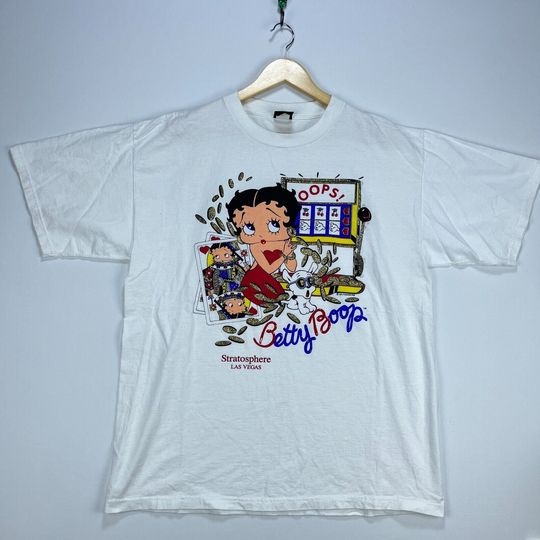 Discover Vintage Betty Boop Las Vegas T Shirt