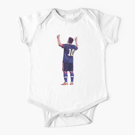 Discover Leo Messi Iconic Style Baby One-Piece