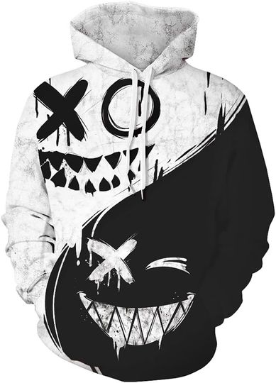 Discover Chaos World Men's Novelty Hoodie Realistic 3D Print Sweatshirt Unisex Top