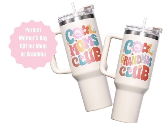 Discover 40 oz Mom Tumbler for Cool Moms