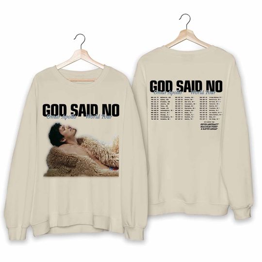 Discover Omar Apollo 2024 World Tour Double Sided Sweatshirts, Omar Apollo 2024 Concert