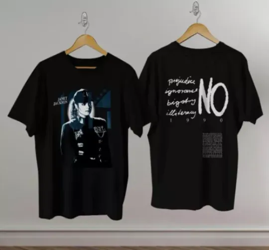 Discover Janet Jackson Rhythm Nation World Tour 1990 T-Shirt