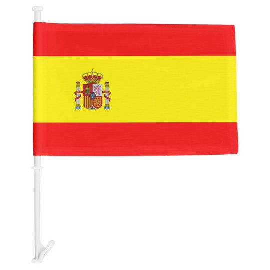 Discover Spanish Car Flag