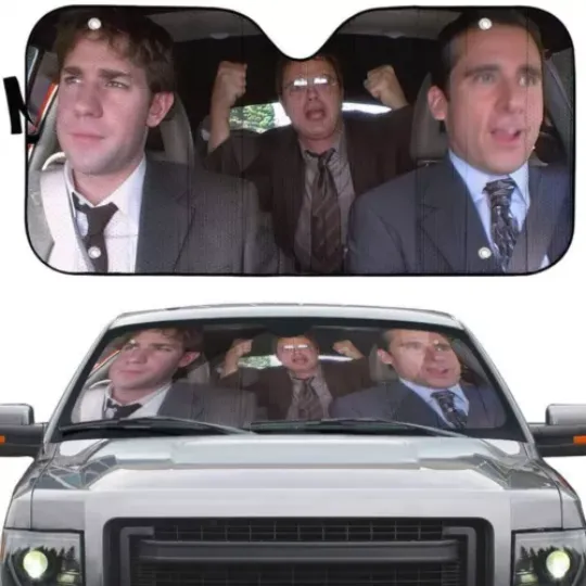 Discover The Office Car Scene Car Sun Shade
