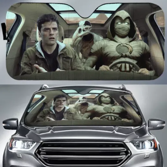 Discover Moon Knight Car Sun Shade Steven Grant Marc Spector Car Sun Shade