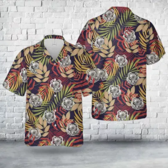 Discover Navy First Class Diver Hawaiian Shirt Button Up Shirt Full Size S-5XL
