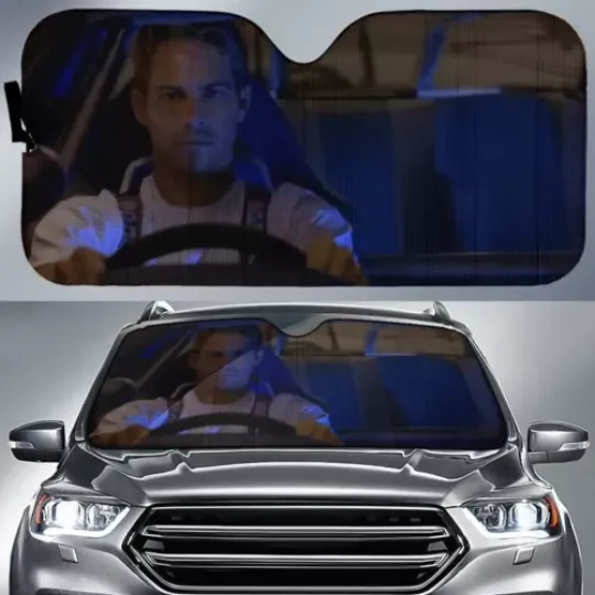 Discover Fast And Furious Movie Car Sunshade  Brian O'Conner Car Sunshade
