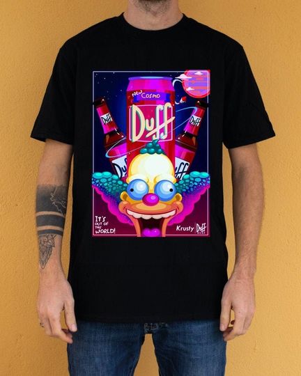 Discover Krusty the Clown T Shirt, Duff Beer Shirt Shirt, Simpson Shirt