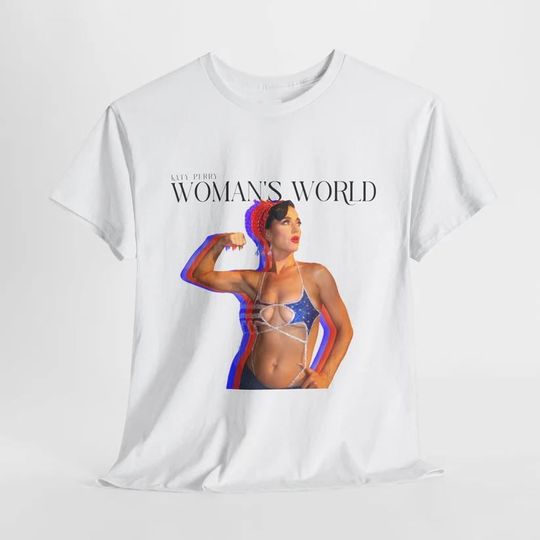Discover Katy P Woman's World New 2024 Album Shirt, Gift For Fan