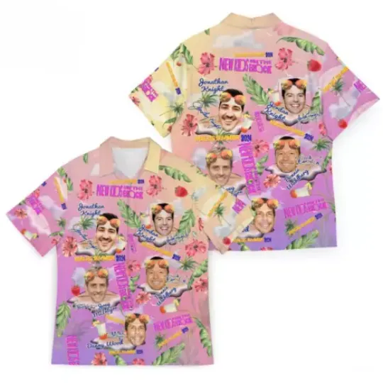 Discover NK on The Block Magic Summer 2024 Hawaiian Shirt