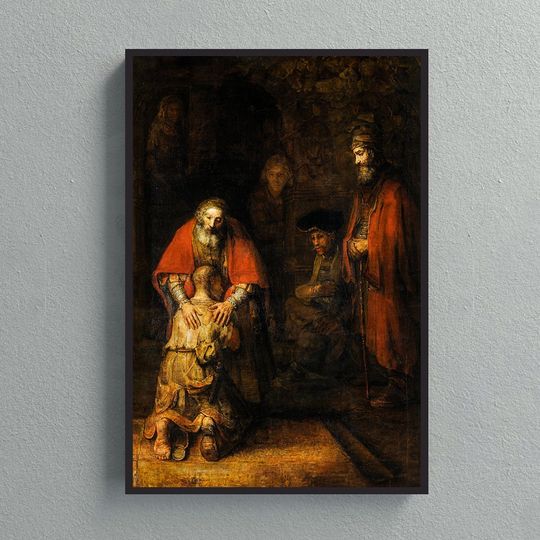 Discover rembrandt powrót syna marnotrawnego plakat biblijny