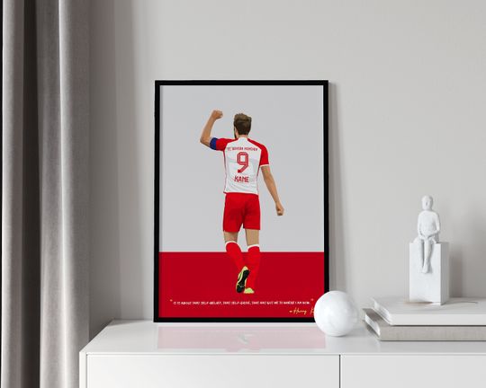 Discover Harry Kane Poster - Bayern Munich Print