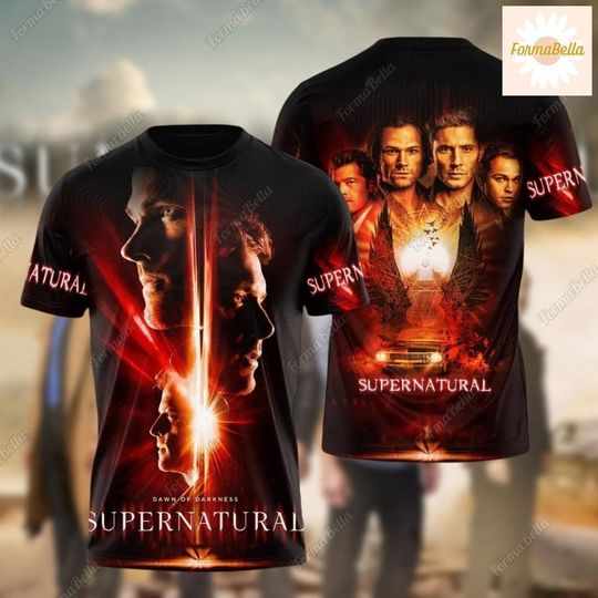 Discover Halloween Supernatural Movie Shirt, Supernatural Tv Series Shirt