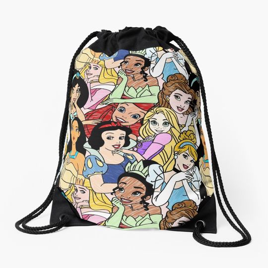 Discover Princess Drawstring Bag, Gifts for Her