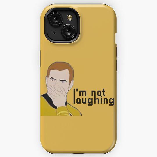 Discover I'm not laughing. iPhone Case