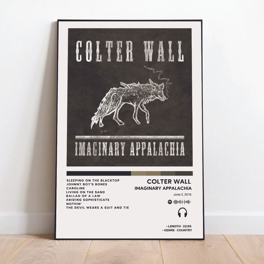 Discover Colter Wall - maginary Appalachia Album Poster