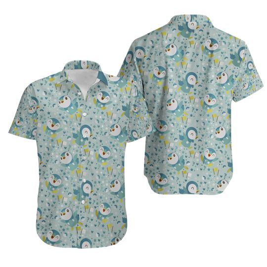 Discover Piplup Water Hawaiian Shirt