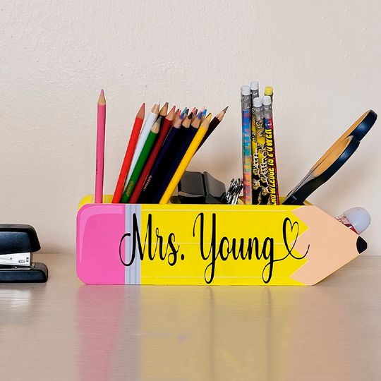 Discover Personalized Teacher Desk Caddy, Teacher Gift