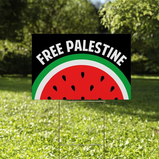Discover Pro Palestine Yard Sign - Freedom for Palestine