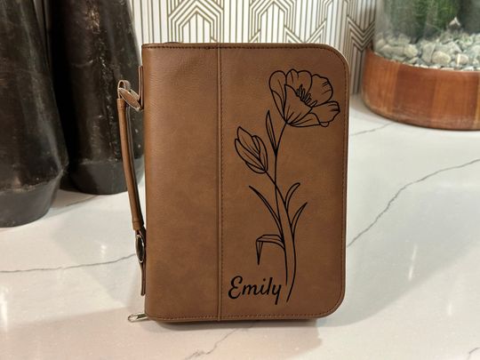 Discover Leather Bible Cover, Engraved Bible Cover, Customized Book Leather Book Covers