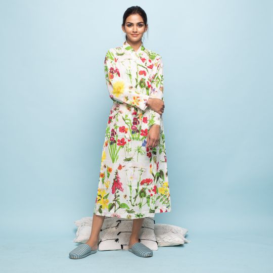 Discover boho robe Long Bathrobe
