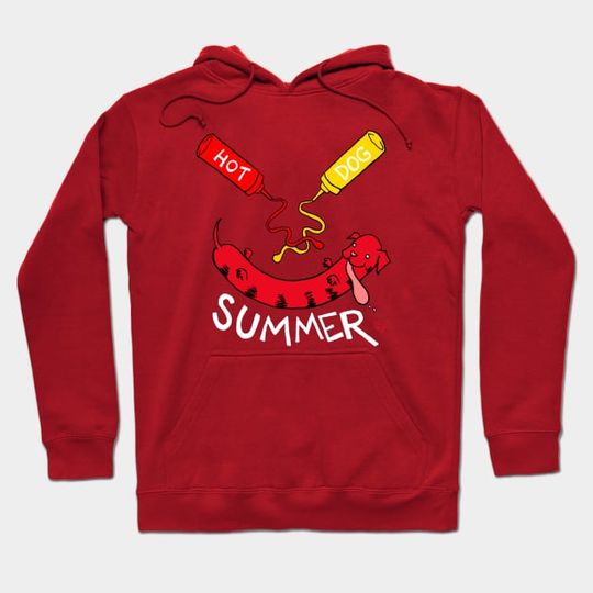 Discover HOT DOG SUMMER - Hot Dog Hoodie