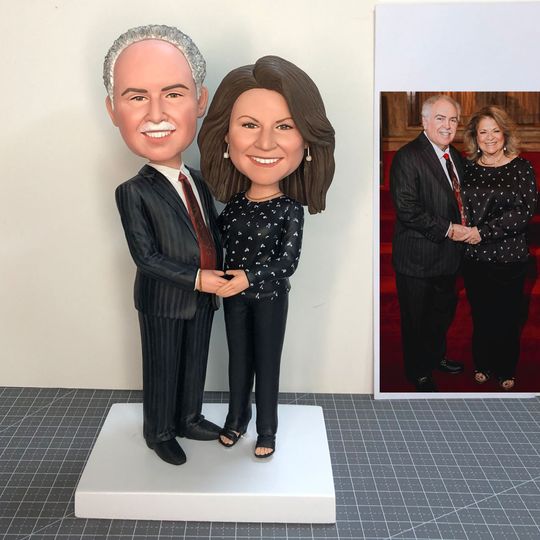 Discover Custom Couple Bobbleheads, 50th Anniversary Gifts For Parents