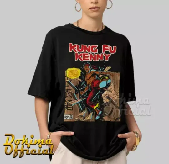 Discover Kendrick Lamar Inspired Kung Fu Kenny Graphic T-shirts