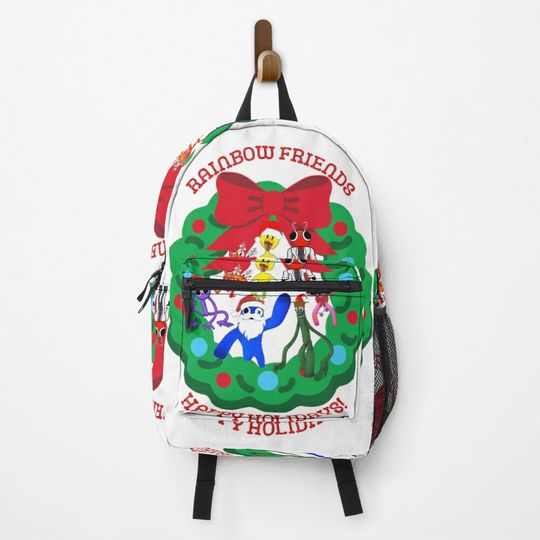 Discover Rainbow Friends Christmas Holiday Monsters Backpack