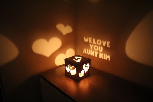 Discover Personalized Aunt Gift, Auntie Gift from Niece, Custom Light Box