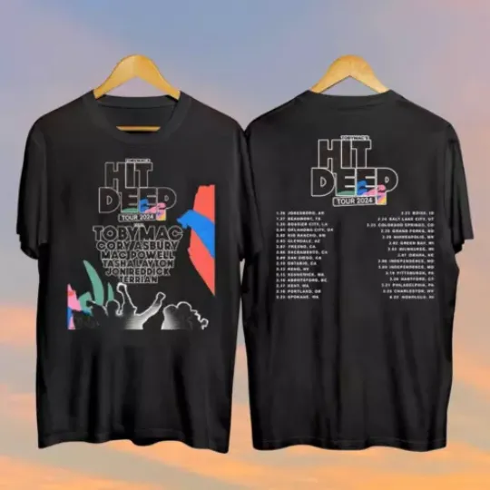 Discover TobyMac Hits Deep Tour 2024 Double Sided Shirt