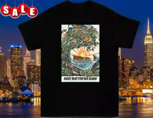 Discover Dave Matthews Band tour 2024 White T Shirt