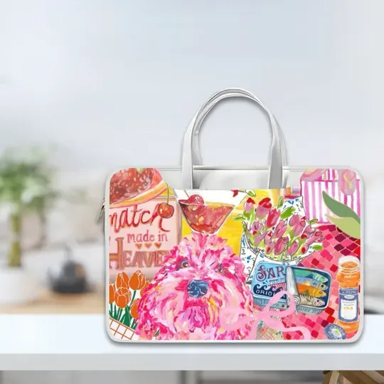 Discover Cute Pattern Aesthetic Scrapbook Laptop Bag