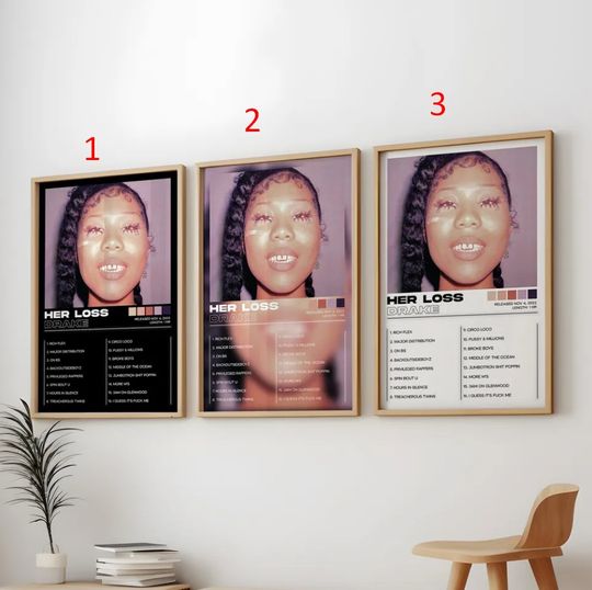 Discover Her Loss Posters, Her Loss Album Art Cover Poster