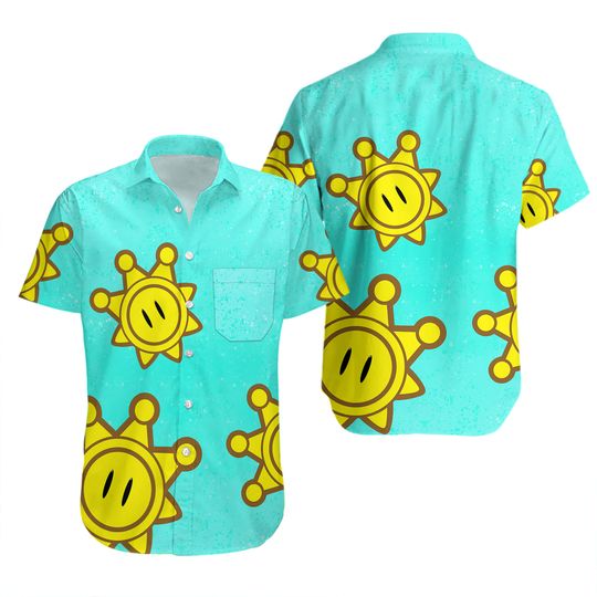 Discover Sunshine Hawaiian Shirt, Mario Hawaiian Shirt