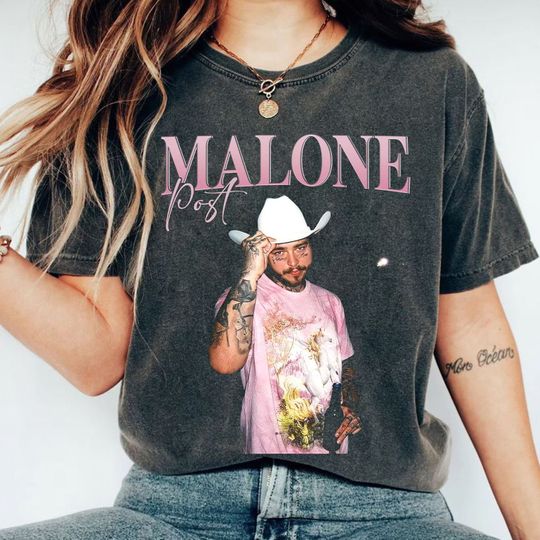 Discover Post Malone Rap Music Merch Shirt, Post Malone  Shirt, Austin Album Rap 90s Tee