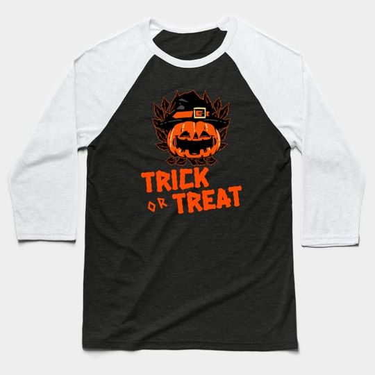 Discover Halloween Trick Or Treat - Trick Or Treat Baseball T-Shirt