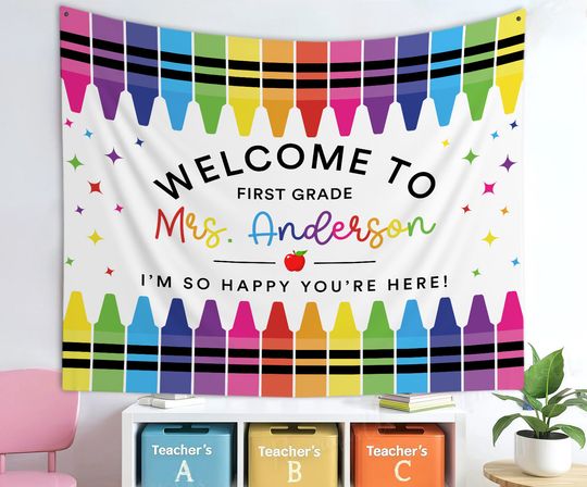 Discover Welcome Teacher Tapestry - Classroom Decor