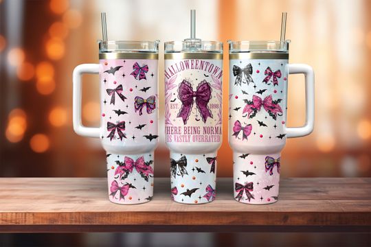 Discover Cartoon 40oz Tumbler Wrap Png, Halloween Cartoon 2 pieces 40 oz Tumbler