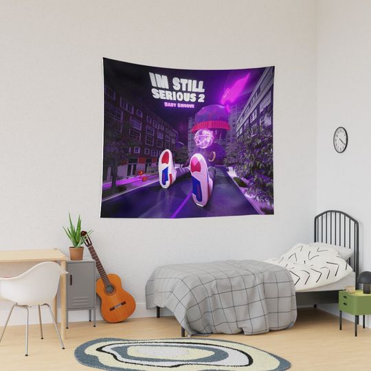 Discover I'm Still Serious 2 Baby Tapestry