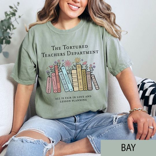 Discover Tortured Teachers Department Shirt, Funny Teacher Shirt, Teacher All is Fair Shirt