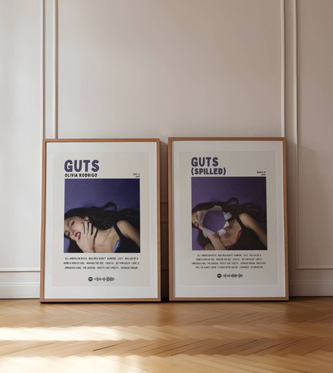 Discover Olivia Rodrigo Posters, Sour, Guts, Album Art, Artist Poster