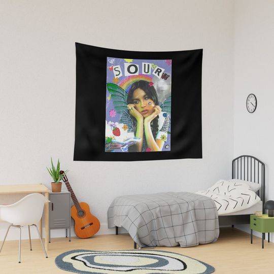 Discover olivia rodgrio sour design Tapestry