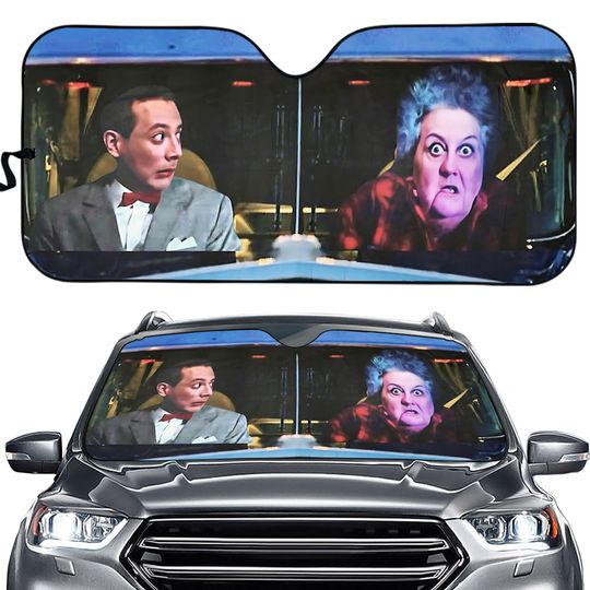 Discover Large Marge and Pee Wee Herman Car Accessory Sun Shade Windshield Sun Shade 2024