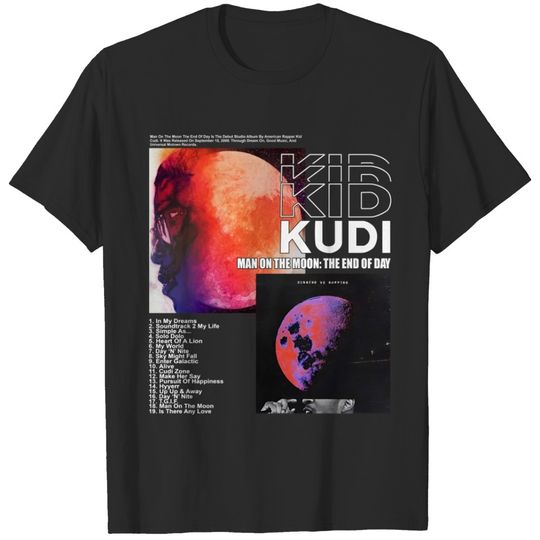 Discover Kid Cudi Rap Shirt, Man On The Moon 1 Rapper 90s