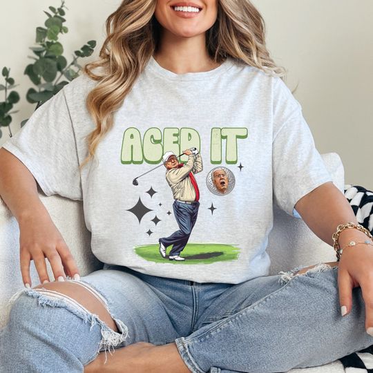 Discover Aced It Presidential Tshirt, Trump Tshirt, Funny Biden Shirt,  Republican Shirt, Gift for Her