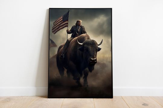 Discover Donald Trump fan art, Donald Trump poster, Patriotic Art, Americana