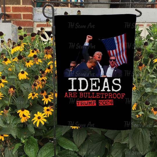 Discover Ideas Are Bulletproof Trump 2024 Flag, Donald Trump Republican Flag